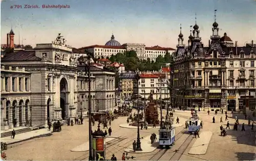 Zürich - Bahnhofplatz -190468