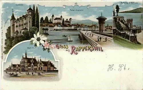 Gruss aus Rapperswil - Litho -161044