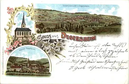 Gruss aus Degersheim - Litho -199184