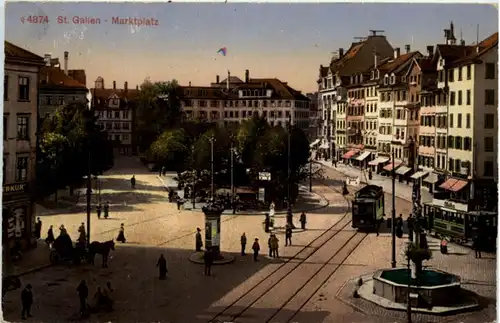 St. Gallen - Marktplatz -199354