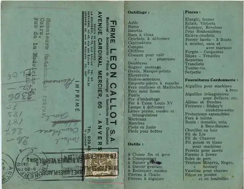 Anvers - Firme Leon Callot -190868