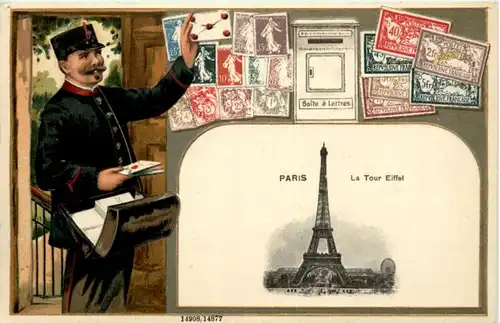 Paris - Litho - Timbres -198180
