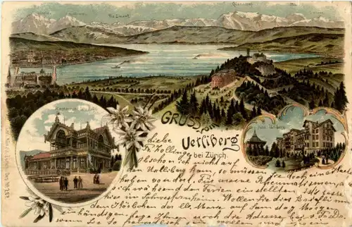 Gruss vom Uetliberg - Litho -189662