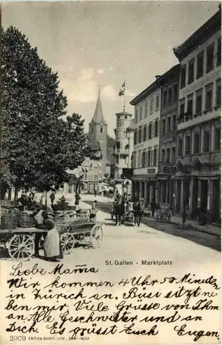 St. Gallen - Marktplatz -199318