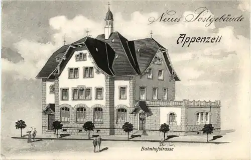 Appenzell - Neues Postgebäude -189072