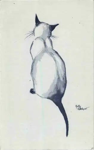Katze - Künstlerkarte Hetty Edelkoort -190678