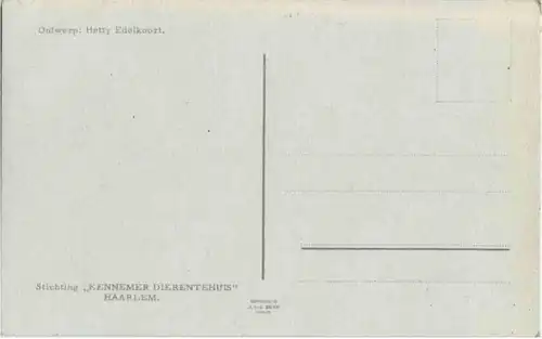 Katze - Künstlerkarte Hetty Edelkoort -190678