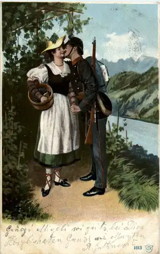 Soldat mit Frau -189130