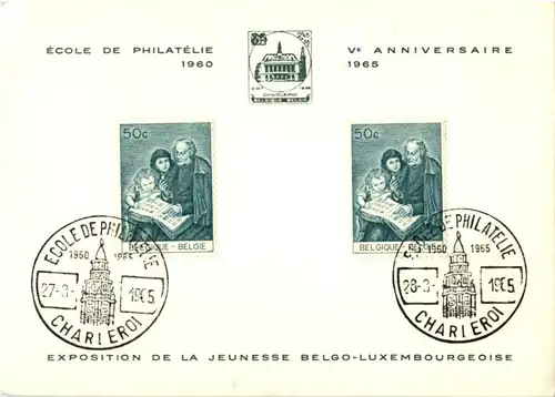 Charleroi - Ecole de Philatelie 1965 -190994