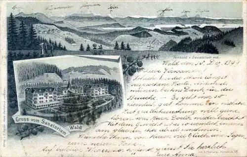 Gruss vom Sanatorium Wald -189666