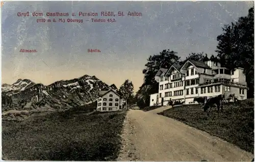 Gruss vom St. Anton - Oberegg - Gasthof zum Rössle -162032