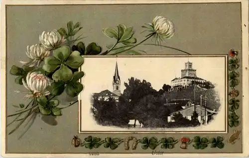 Uster - Prägekarte - Litho -190362