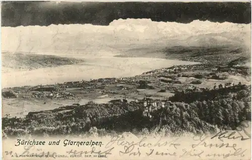 Zürichsee und Glarneralpen -189732