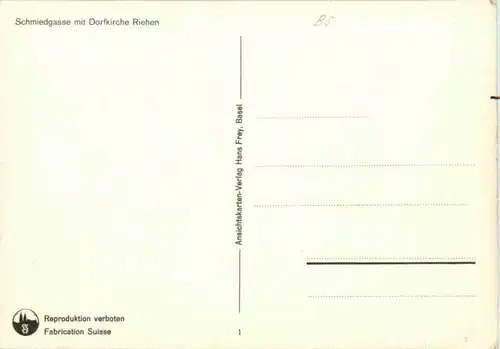 Riehen - Schmiedgasse -191326