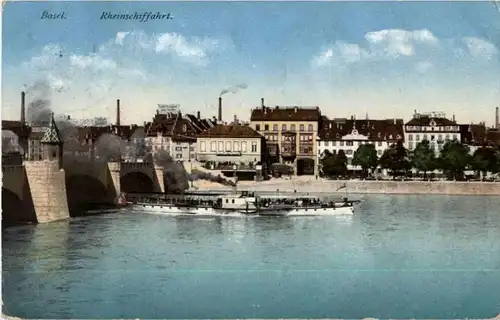 Basel - Rheinschiffahrt -191370