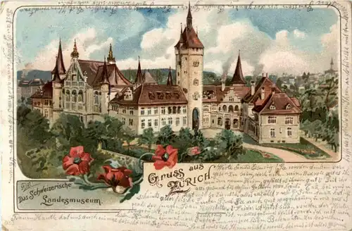 Gruss aus Zürich Litho -190480