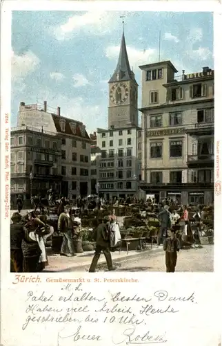 Zürich - Gemüsemarkt -190580