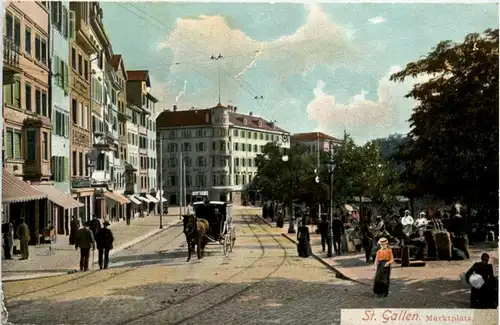 St. Gallen - Marktplatz -199368