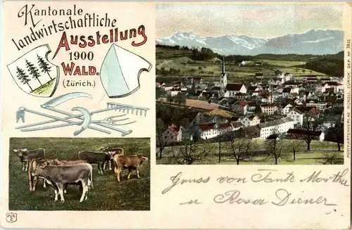 Kantonale landwirtschaftliche Ausstellung Wald 1900 -190388