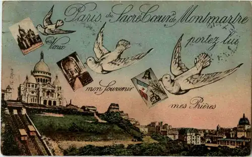 Paris du Sacre Coeur de Montmartre -190858