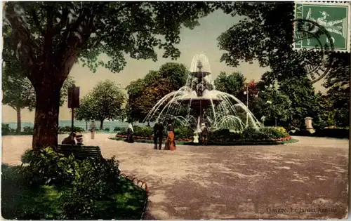 Geneve - Le jardin Anglais -162612