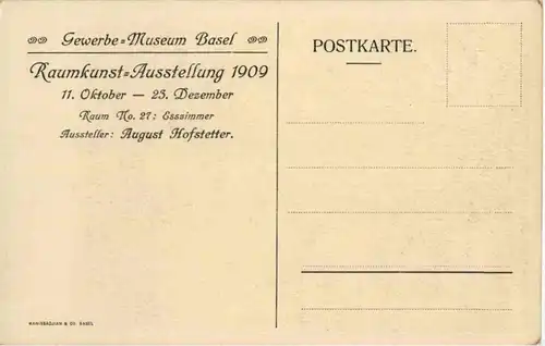 Basel - Raumkunst Ausstellung 1909 -191828