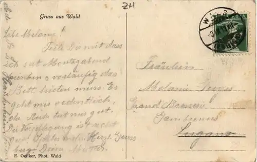 Gruss aus Wald - Pension Sonnenberg -190390