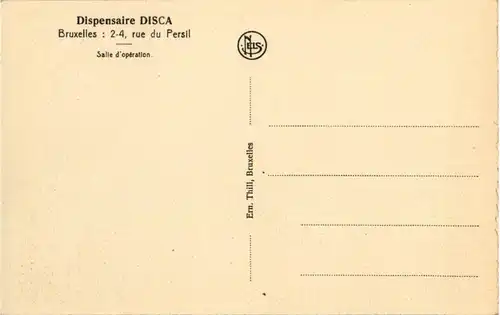 Bruxelles - Dispensaire Disca -191048