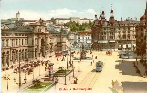 Zürich - Bahnhofplatz -190466