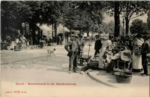 Zürich - Wochenmarkt -190670