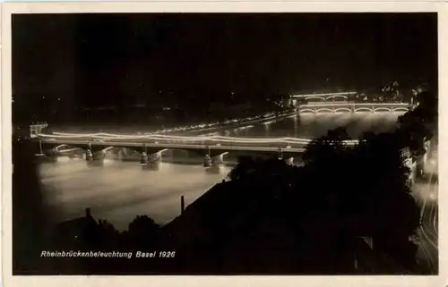 Basel Festbeleuchtung 1926 -192012