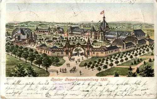 Basel - Gewerbeausstellung 1901 -192056