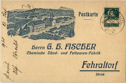 Fehraltorf - Chemische Zünd und Fettwaren Fabrik -189612