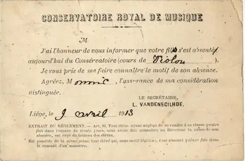 Liege - Conservatoire Royal de Musique -190820