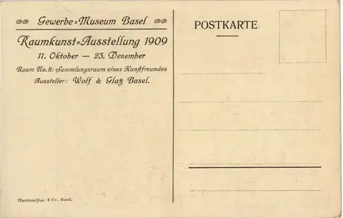 Basel - Raumkunst Ausstellung 1909 -192096