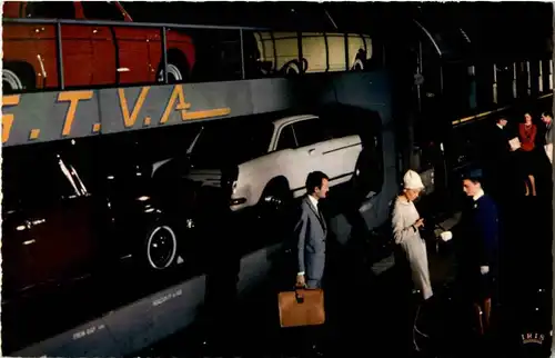 Chemin de fer - Train Autos couchettes -190846