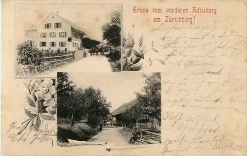 Gruss vom vorderen Adlisberg am Zürichberg -189960