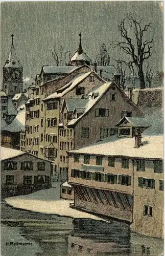 Zürich - Künstlerkarte Bollmann -192976