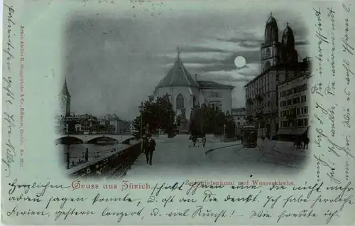 Gruss aus Zürich - Litho 1899 -192802
