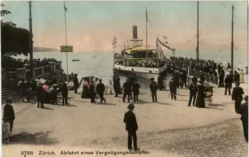 Zürich - Vergnügungsdampfer -193082