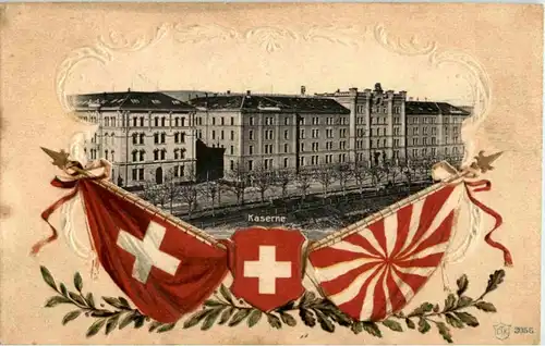 Zürich - Litho - Prägekarte -192564