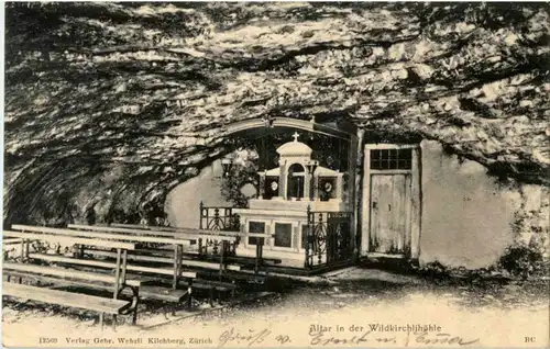 Altar in der Wildkirchlihöhle -163756