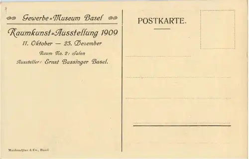 Basel - Raumkunst Ausstellung 1909 -192086