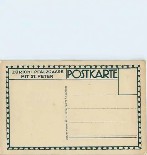 Zürich - Künstlerkarte E. Schlatter -192978