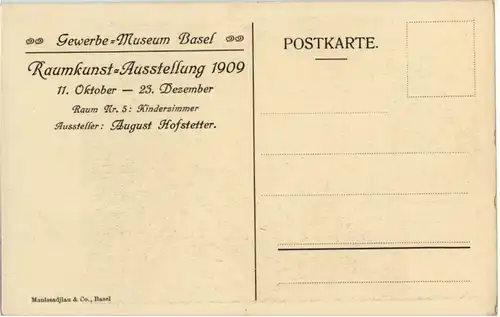 Basel - Raumkunst Ausstellung 1909 -192090