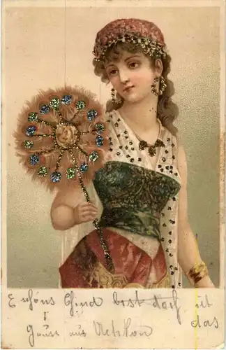 Frau - Litho -164298