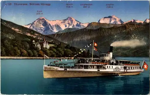 Thunersee - Schloss Hünegg - Dampfer Blümlisalp -192196