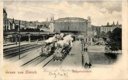 Zürich - Bahnhof - Eisenbahn -192680