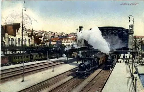 Zürich - Bahnhof eisenbahn -192676