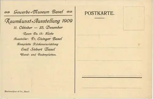 Basel - Raumkunst Ausstellung 1909 -192092